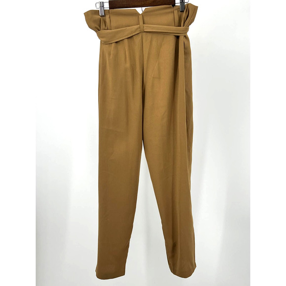 Know One Cares Pants Camel Trousers Cropped Nordstrom Women's Size Large - Picture 2 of 8